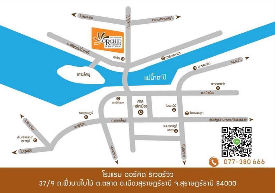 Orchid Riverview Hotel Surat Thani Zewnętrze zdjęcie
